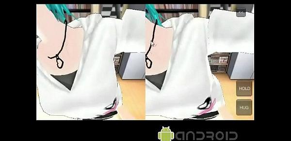  MMD ANDROID GAME miki kiss VR